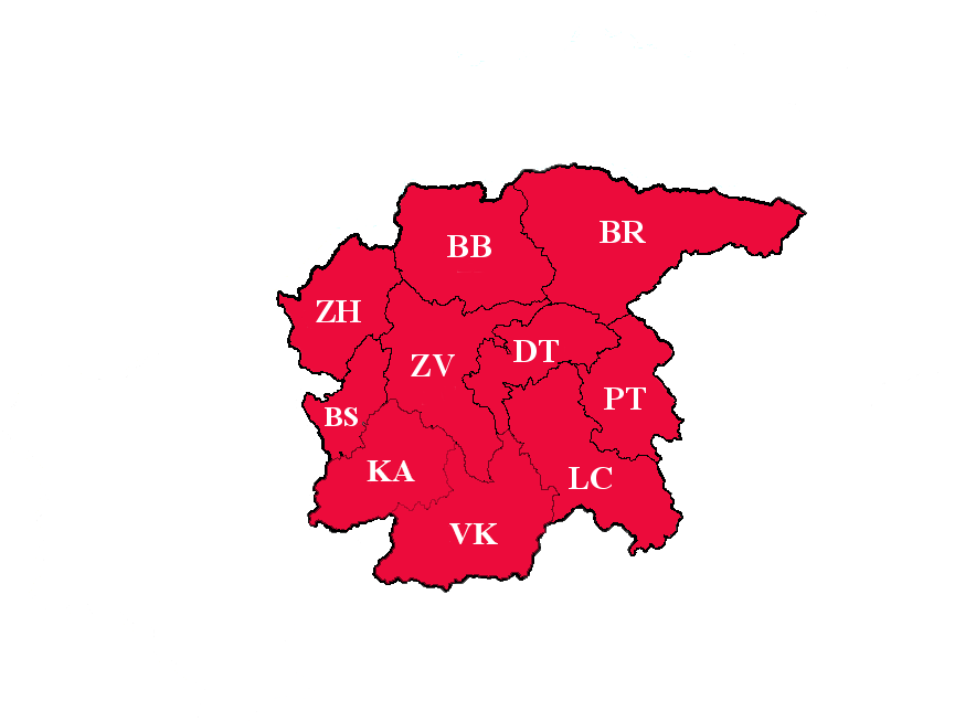 rozvoz zóna V rozvoz zóna V