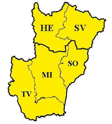 rozvoz zóna II rozvoz zóna I