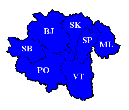 rozvoz zóna III rozvoz zóna II