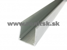 Ukončovací U profil na hr. 16mm z hliníku strieborný elox... Ukončovací U profil na hr. 16mm z hliníku strieborný elox...
