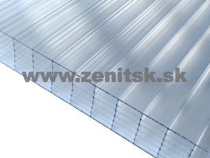 Komôrkový polykarbonát Exolon 7/25 BF číry Komôrkový polykarbonát Exolon 7/25 BF číry