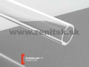 Rúra Plexiglas XT 50/46 číra 0A070 Rúra Plexiglas XT 50/46 číra 0A070