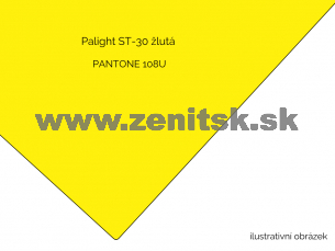 Penená PVC doska Palight 3mm žltá ST-30 Penená PVC doska Palight 3mm žltá ST-30