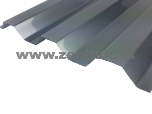 Trapézová polykarbonátová doska 76/18 šedá (teploreflexná) Solar control hladká Suntuf 0,8mm Trapézová polykarbonátová doska 76/18 šedá (teploreflexná) Solar control hladká Suntuf 0,8mm