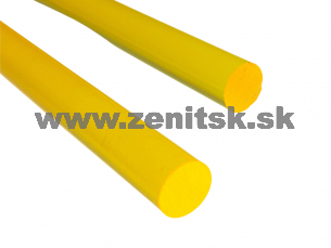 Guľatá plexi tyč fluorescentná 10mm žltá Guľatá plexi tyč fluorescentná 10mm žltá