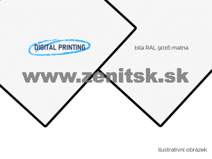 ZenitBOND 3mm Al 0,3 print RAL9016 / biely mat RAL9016 ZenitBOND 3mm Al 0,3 print RAL9016 / biely mat RAL9016