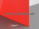 Červené plexisklo Plexiglas XT 3mm 3N570 (priep. 2%) <br/><span... Červené plexisklo Plexiglas XT 3mm 3N570 (priep. 2%) <br/><span...