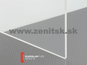 Číre plexisklo Plexiglas LED 8mm 0E012 XL nasvetľovacie Číre plexisklo Plexiglas LED 8mm 0E012 XL nasvetľovacie