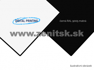 ZenitBOND 3mm Al 0,3 print RAL9016 / čierny RAL 9005 ZenitBOND 3mm Al 0,3 print RAL9016 / čierny RAL 9005