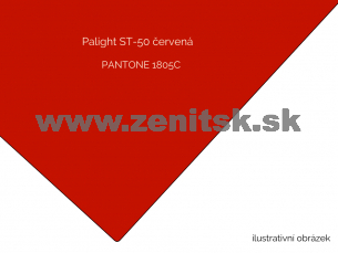 Penená PVC doska Palight 3mm červená ST-50 Penená PVC doska Palight 3mm červená ST-50