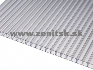 Komôrkový polykarbonát Exolon 2/4 číry Komôrkový polykarbonát Exolon 2/4 číry