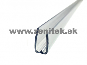 Ukončovací U profil pre hr. 4mm z polykarbonátu číry Ukončovací U profil pre hr. 4mm z polykarbonátu číry