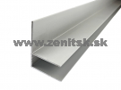 Predĺžený F profil na hr. 16mm z hliníku strieborný elox <br/><span... Predĺžený F profil na hr. 16mm z hliníku strieborný elox <br/><span...