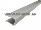 Ukončovací U profil na hr. 8mm z hliníka strieborný elox <br/><span... Ukončovací U profil na hr. 8mm z hliníka strieborný elox <br/><span...