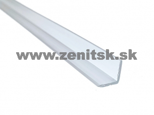 Rohová plexi tyč (uhoľník) tvaru L 10x10x1,2mm Rohová plexi tyč (uhoľník) tvaru L 10x10x1,2mm