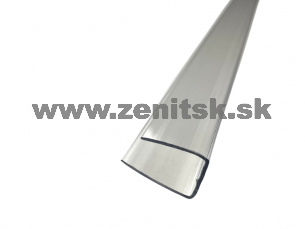 Ukončovací U profil pre hr. 8mm z polykarbonátu číry Ukončovací U profil pre hr. 8mm z polykarbonátu číry