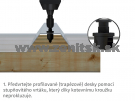 Upevňovacia sada do dreva pre trapézové a vlnité dosky <br/><span... Upevňovacia sada do dreva pre trapézové a vlnité dosky <br/><span...