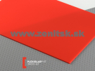 Červené plexisklo Plexiglas XT 3mm 3N570 (priep. 2%) <br/><span... Červené plexisklo Plexiglas XT 3mm 3N570 (priep. 2%) <br/><span...