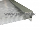 Ukončovací F profil na hr. 16mm z hliníku strieborný elox... Ukončovací F profil na hr. 16mm z hliníku strieborný elox...