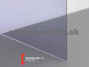 Šedé plexisklo Plexiglas GS 8mm 7C82 (priep. 49%) Šedé plexisklo Plexiglas GS 8mm 7C82 (priep. 49%)