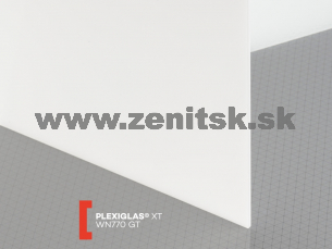 Opálové plexisklo Plexiglas XT 2mm WN770 (prop. 45%) Opálové plexisklo Plexiglas XT 2mm WN770 (prop. 45%)