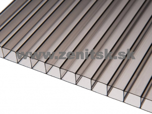 Komôrkový polykarbonát Exolon 2/8 bronz Komôrkový polykarbonát Exolon 2/8 bronz