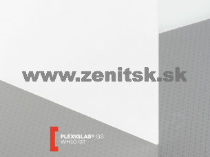 Opálové plexisklo Plexiglas GS 10mm WH10 (priep. 70%)   (šírka: 1010 mm, dĺžka: 2030 mm)  Opálové plexisklo Plexiglas GS 10mm WH10 (priep. 70%)   (šírka: 1010 mm, dĺžka: 2030 mm)