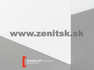 Pieskované plexisklo Plexiglas Satinice 4mm opál WH10 DC (snow) Pieskované plexisklo Plexiglas Satinice 4mm opál WH10 DC (snow)