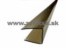 Ukončovací U profil pre hr. 16mm z polykarbonátu bronz (hnedá,... Ukončovací U profil pre hr. 16mm z polykarbonátu bronz (hnedá,...