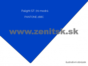 Penená PVC doska Palight 3mm modrá ST-70 Penená PVC doska Palight 3mm modrá ST-70