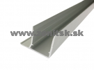 Ukončovací F profil na hr. 16mm z hliníku strieborný elox... Ukončovací F profil na hr. 16mm z hliníku strieborný elox...